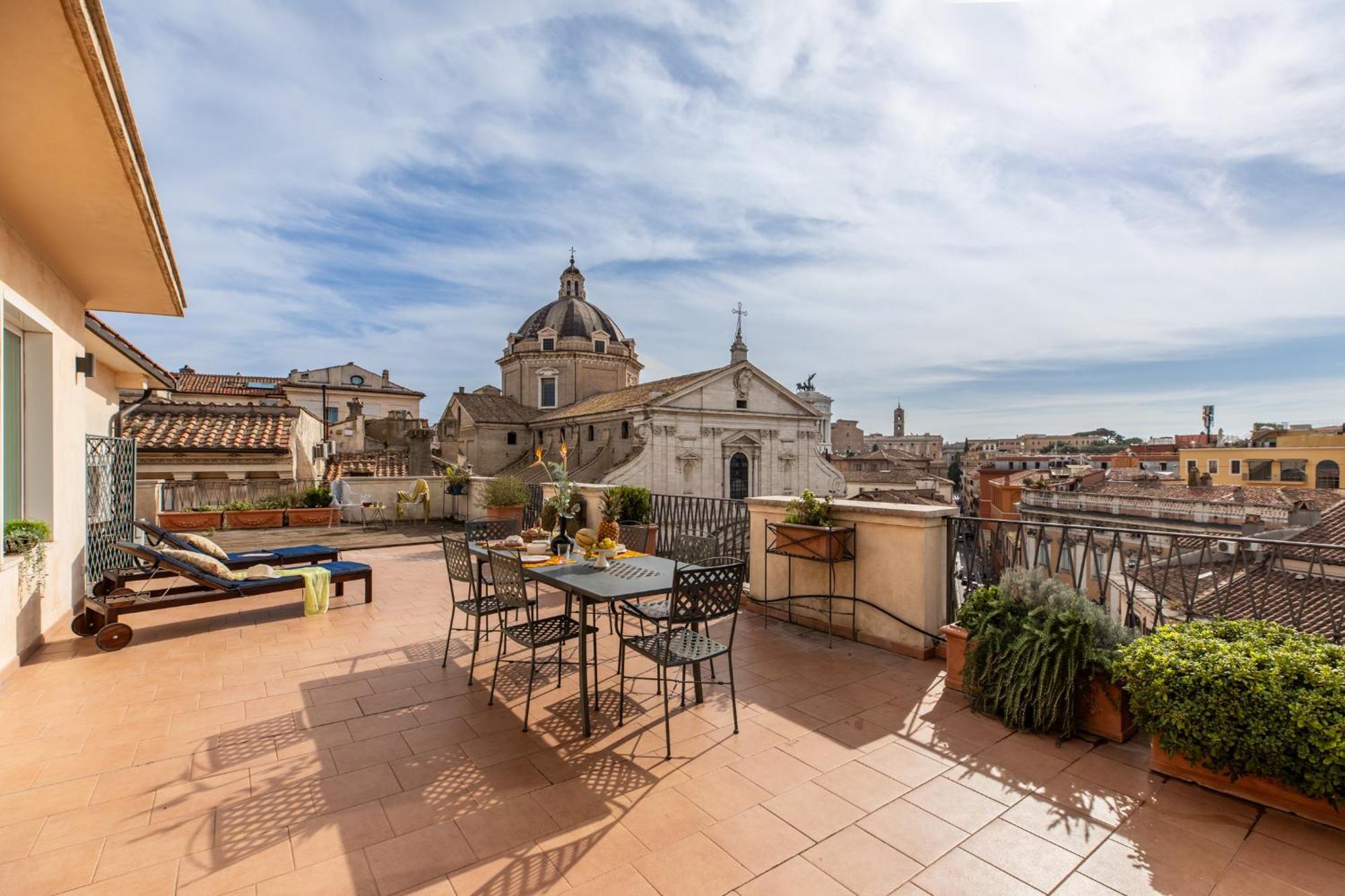 Penthouse Rome Capitol公寓 外观 照片