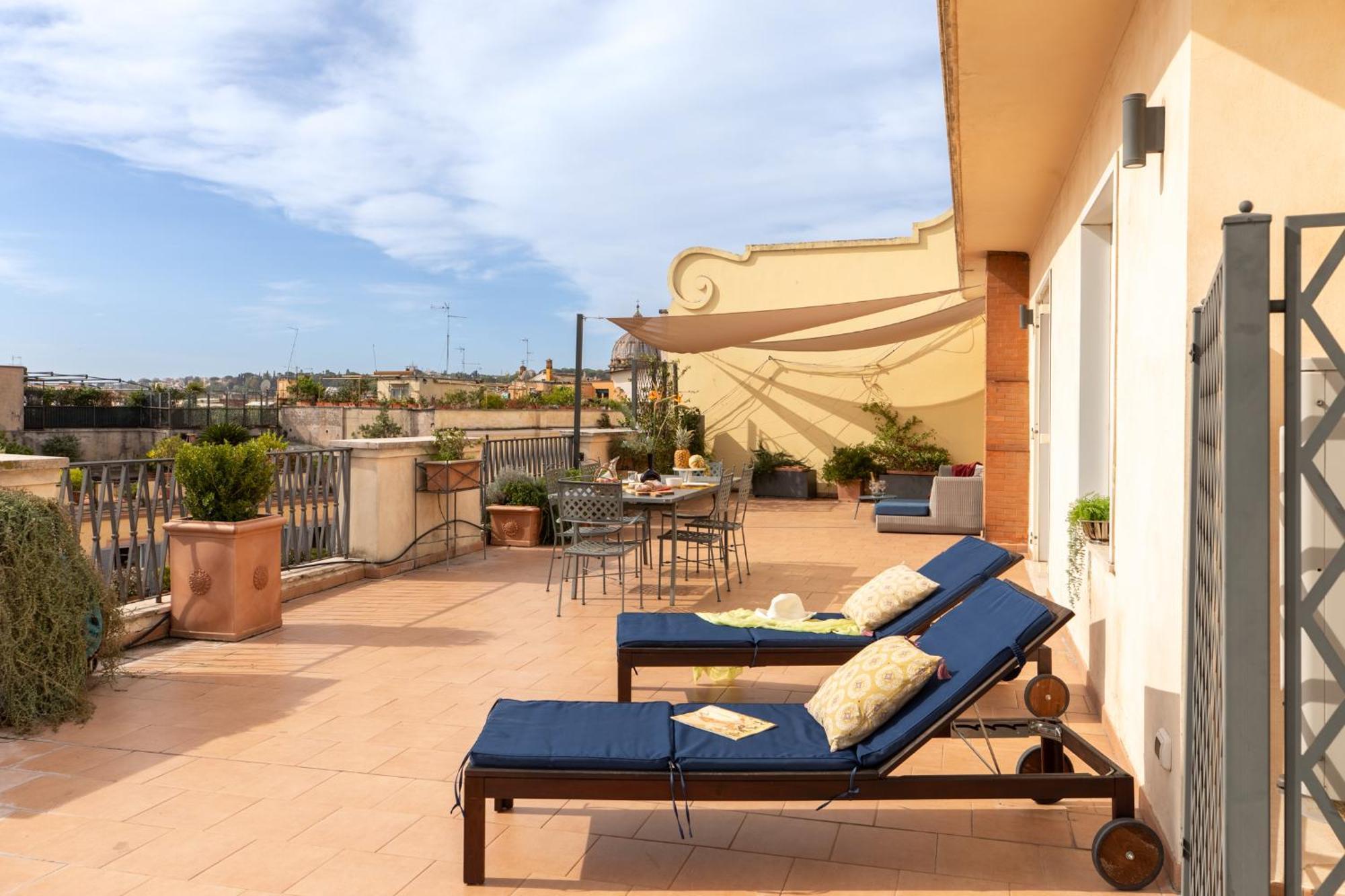 Penthouse Rome Capitol公寓 外观 照片