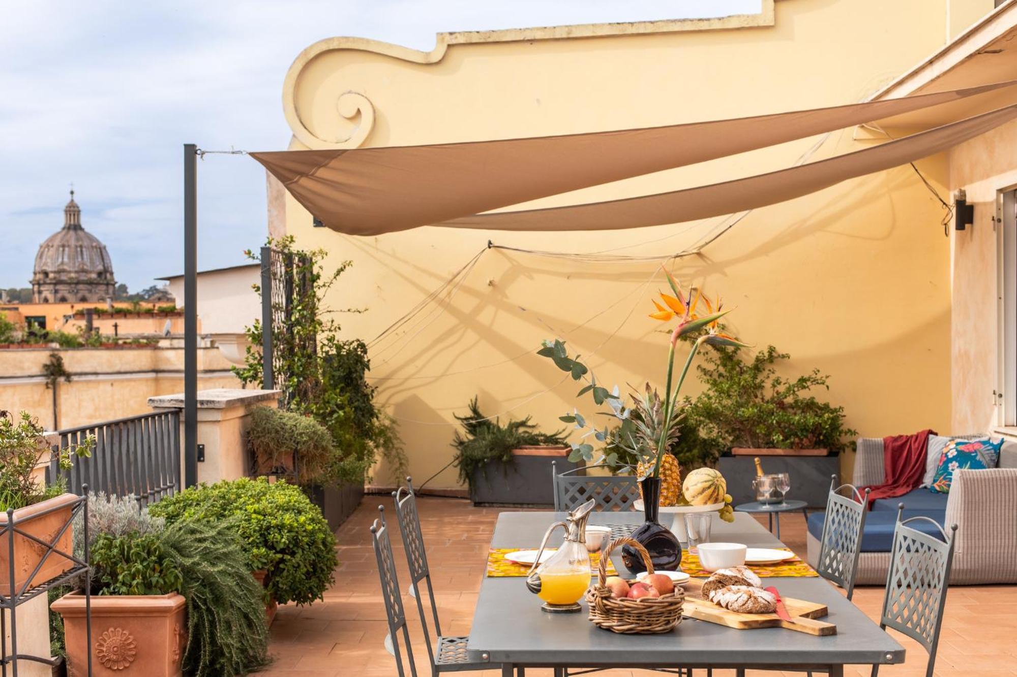Penthouse Rome Capitol公寓 外观 照片