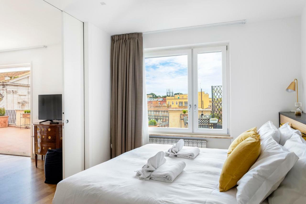 Penthouse Rome Capitol公寓 外观 照片